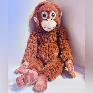 IKEA DJUNGELSKOG Orangutan Plush Viral Stuffed Animal Plushie 24” Punch Monkey